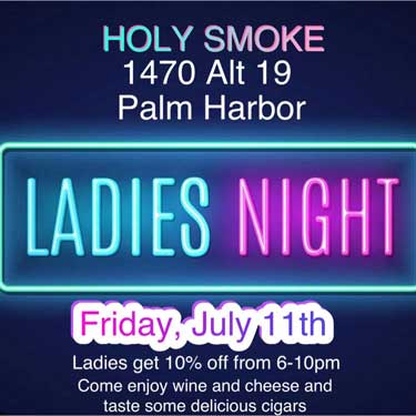 holy smokes ladies night